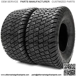 18x9.50x8 Lawn Mower Golf Cart Turf Tires Front & Rear Tubeless Set of 2