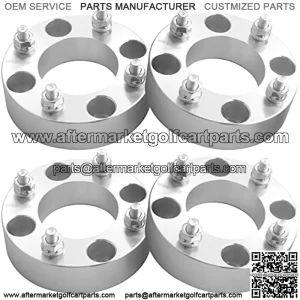 1.5" 4x110 Wheel Spacers with 101.25 Studs, 38mm ATV Wheel Spacers Adapters 74mm Hub Bore, Compatible with Honda, Suzuki, Bombardier, 4 Pack