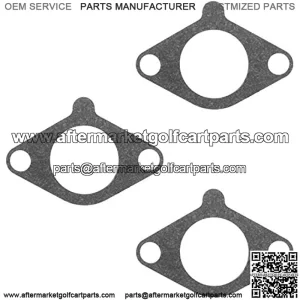 3pcs Carburetor Gasket Compatible for Yamaha Gas Club Car Golf Cart G16 G17 G18 G19 G20 G21 G22 - G27 G29 Drive Carb JN6-13567-00