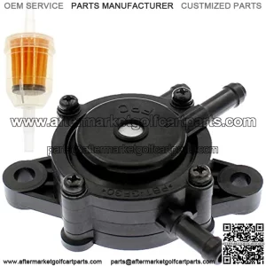 Fuel Pump Compatible for EZGO Gas Club Car Golf Cart 295cc 350cc Robin 4-cycle Engine Kawasaki FE290 FE350 TXT RXV ST Medalist Yamaha G16-G19 G20 G22 G29 Kawasaki 2003-2008 72873G01