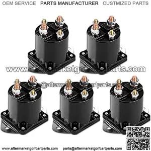 5PCS Golf Cart 36 Volt Solenoid for Club Car Part 1976-1983 1998 8016