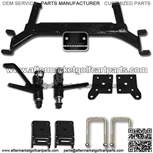 Golf Cart Lift Kit 5" Drop Axle Will fit E-Z-Go TXT Golf Carts