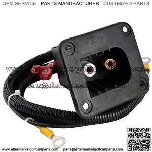 EZGO Powerwise Charger Receptacle with Harness & Reed Switch for TXT/Medalist/Workhorse 36V Golf Cart Models Replaces OEM # 73051G29, 73063-G01