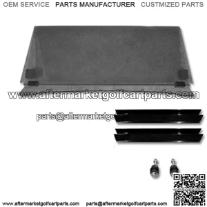 Golf Cart Tinted Folding Windshield for Yamaha Drive