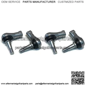 (4) Tie Rod Ends (Driver, Passenger Side) for EZGO TXT Golf Cart Years 2001 & Up