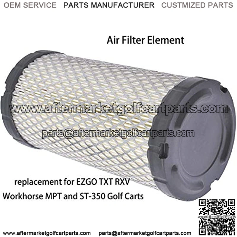 Golf Cart Air Filter Element Replacement for 1996 - Current EZGO 4 - Cycle Golf Carts TXT RXV Workhorse MPT and ST-350 11017-EZ 1025582-01 28463-G01 - Image 4