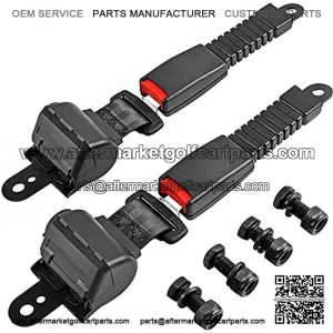 Golf Cart Seat Belts Safety Belt for Club Car Yamaha - 2 Pieces