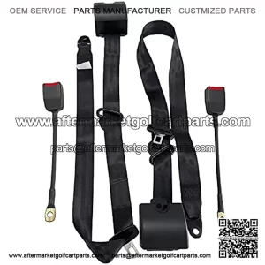 2 Set 3 oint Adjustable Car Belt Harness Kit Universal for Trucks for Truck,Club Golf Cart,Go Kart, Van, VR,UTV and Buggies