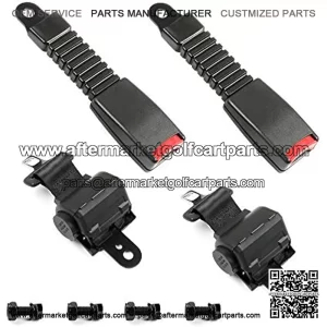 Golf Cart Universal Seat Belts Kit,Stainless Steel Mounting Screws,for EZGO, Yamaha, Club Car, Go Kart and UTV