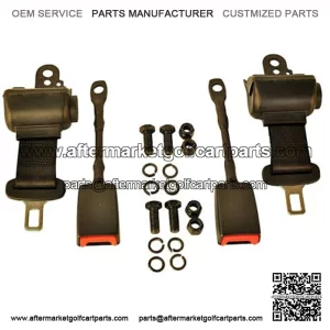 Parts Company Seat Belts Universal Golf Cart Seat Belts Fits EZ-GO Club Car Yamaha