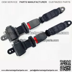 2x Golf Cart Seat Belt Universal Lap Straps for EZGO Yamaha Club Car