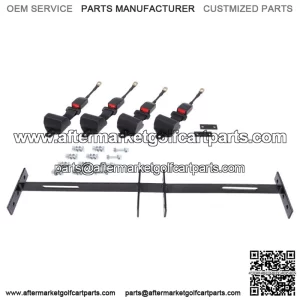 4 Golf Cart Seat Belts and Bracket Fit For EZGO Yamaha Club Car NEW