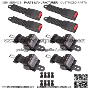 New Golf Cart Seat Belts Lap Set For EZGO/Yamaha/Club Car 4 Sets