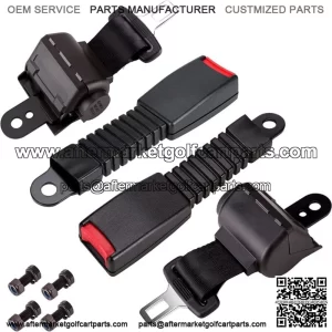 2PCS Universal Golf Cart Seat Belts 42" for EZGO Club Car Yamaha