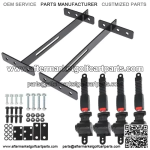 Golf Cart Seat Belts Lap Set 42" For EZGO/Yamaha/Club Car 4 Sets new