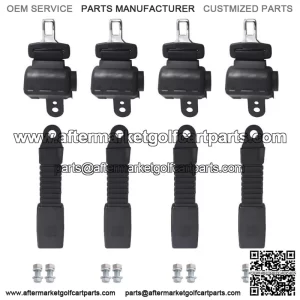 Golf Cart Seat Belts Lap Set FOR EZGO YAMAHA CLUB CAR 4 Sets
