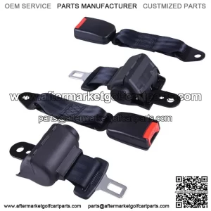 Universal Golf Cart Seat Lap Belts for EZGO/Yamaha/Club Car 2 Pieces