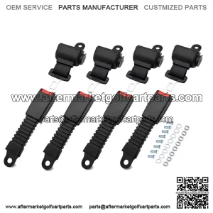Golf Cart Seat Belts, Club Car Seat Belts, Seat Belts for Front and Rear S