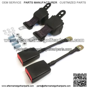 Universal Seat Belt Buckle & Receiver Set for Front or Rear Seating