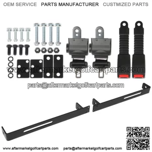 New 2 passenger Seat Belt & Bracket For E-Z-G-O Yamaha Golf Club Car