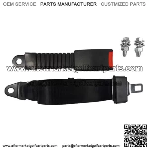 Golf Cart Seat Belt Kit - 42.5" Universal Golf Cart Lap Belt
