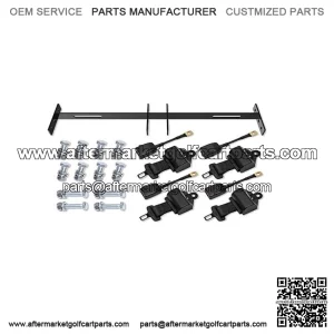 Golf Cart Seat Belts 4 Kits with Bracket Fit for Club Car ...