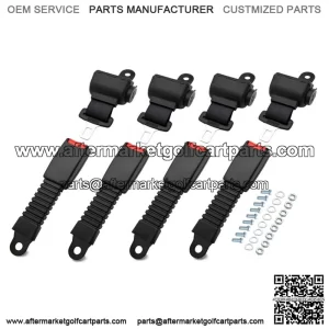 4 Universal Golf Cart Seat Belts Club Car for EZGO Yamaha Club Car