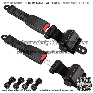 Golf Cart Seat Belts 47.64" Universal Seat Belts for Go...