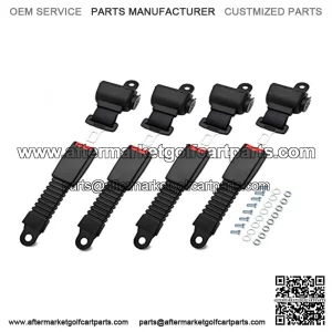 Golf Cart Seat Belts Club Car Seat Belts Seat Belts for Front and Rear ...