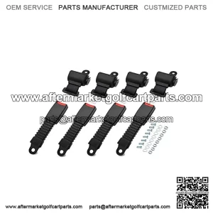 Golf Cart Seat Belts Club Car Seat Belts Seat Belts for Front and Rear ...