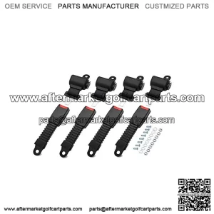Golf Cart Seat Belts, Club Car Seat Belts, Seat Belts for Front and Rear Seats