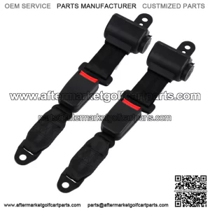 2pcs Golf Cart Safety Seat Belt Buckle Kit For Club Car/Yamaha/EZGO