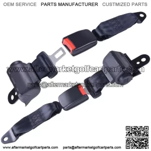 Universal Golf Cart 2 Seat Belt Kit w/ Mounting Bracket Set Club Car