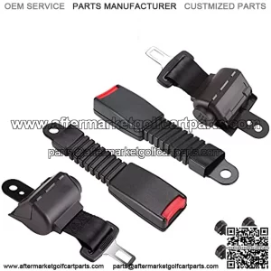 Golf Cart Seat Belts Set of 2 Retractable 42" Belt Kit Fits Most Golf Carts Go Kart UTV