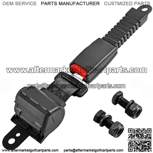 Retractable Golf Cart Seat Belt Kit for EZGO, Yamaha, Club Car, Go Kart Seat Belt, UTV-One Set