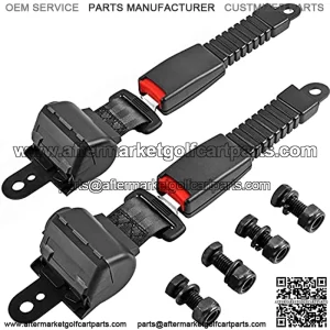 Golf Cart Seat Belts Safety Belt for EZGO Club Car Yamaha - 2 Pieces