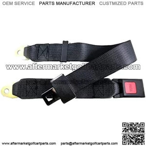 2 Point Adjustable Single Seat Safety Belt Harness fits Go Kart ATV UTV Quad Club Golf Cart Buggie Taotao Sunl Roketa (1)