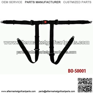 4 Point Adjustable Seat Safety Belt Harness fits 50cc 110cc 150cc 200cc 250cc Go Kart ATV UTV Quad Club Golf Cart Buggie Taotao Sunl Roketa (1)