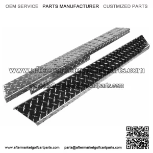 Yamaha G14/ G16/ G19/ G22 Golf Cart Diamond Plate Rocker Panels Set