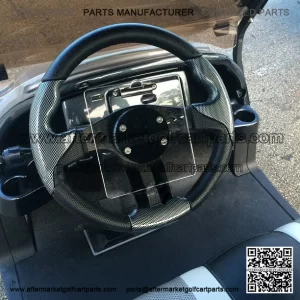 Golf Cart Score Card Holder Designed For Use With Custom Steering Wheels