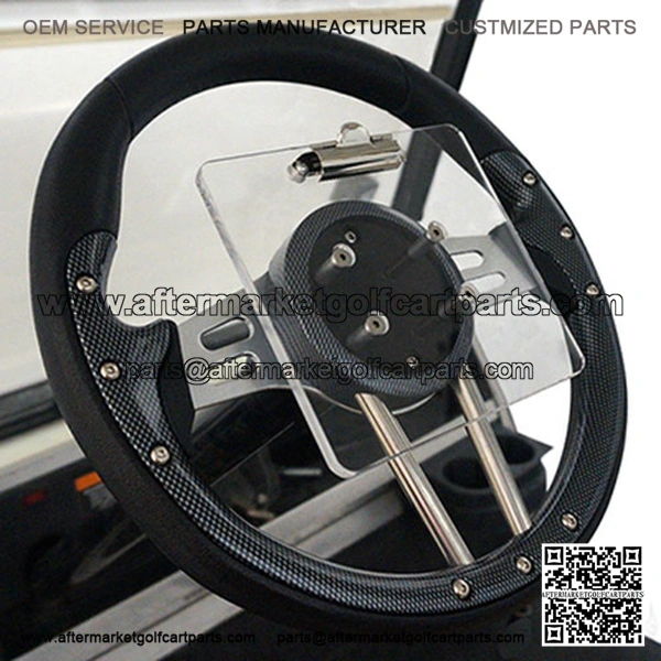 Golf Cart Steering Wheel Score Card Holder