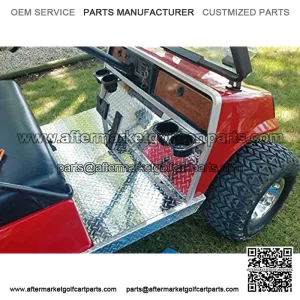 Carts Parts Club Car DS Golf Cart Polished Aluminum Diamond Plate Upper Floor