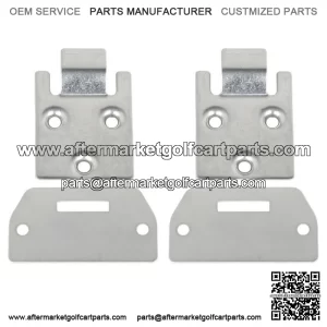 Set of 2 Seat Bottom Hinge and Plate for EZGO TXT/Medalist 1995 Up Golf Cart