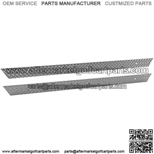 Aluminum Diamond Plate Insert Rocker Panel for Club Car Golf Cart DS 82-Up (Set of 2)