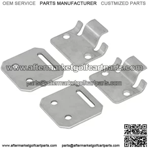 Golf Cart Seat Hinge Set for Club Car DS 1979-Up Golf Cart 1011652 1012412 Set of 2