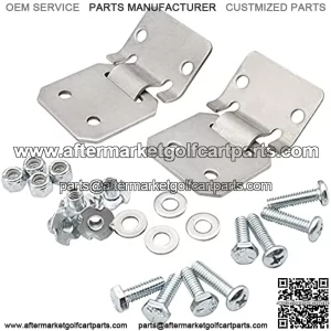 Golf Cart Seat Hinge Set for 1979-Up Club Car DS 1011652 1012412-Male + Female