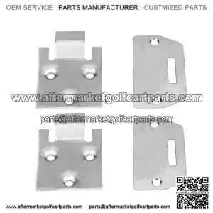 Golf Cart Seat Bottom Hinge and Cart Plate for EZGO TXT 95.5+ 71610-G01 71609G01