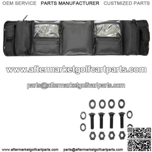 Overhead Canvas Storage System for Golf Carts