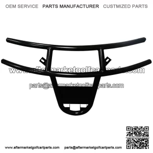 RXV Golf Cart Brush Guard - Black Steel (2008-2014)