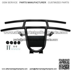 For EZGO RXV 2008-2015 Golf Cart Heavy Duty Black Steel Bumper Brush Guard